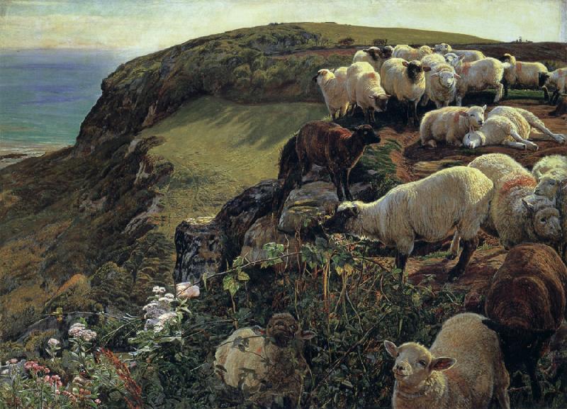 William Holman Hunt Our Englisth Coasts oil painting picture